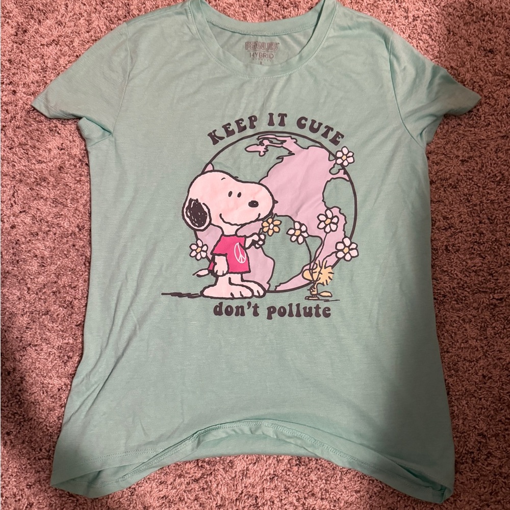 Peanuts Snoopy Tee - Light Green